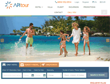Tablet Screenshot of apitour.com